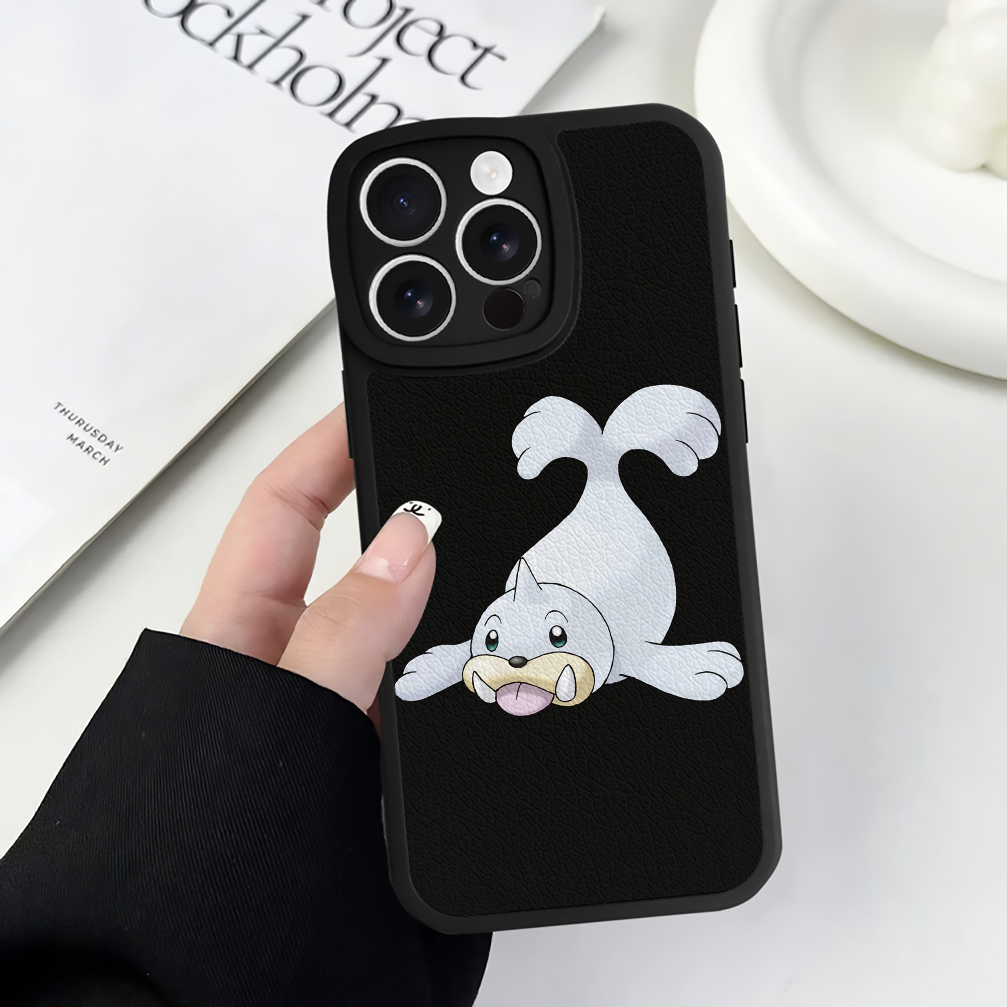 （画像用） ポケットモンスター Pokémon 【iPhone 16シリーズ対応】シリコンスマホケース（レザー調） 材質：シリコン